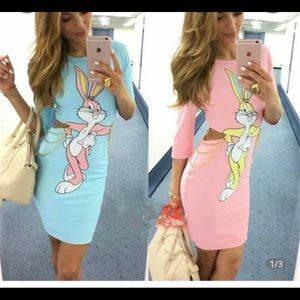 Bugs bunny mini dress